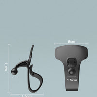 HKM-093715 Universal Adjustable Car Phone Stand - 360° Rotating Dashboard Mount with Tension Clip