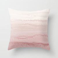 HKM-093779 Geometric Abstraction Cushion Cover - Peach Skin Fabric, 45x45cm