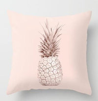 HKM-093779 Geometric Abstraction Cushion Cover - Peach Skin Fabric, 45x45cm