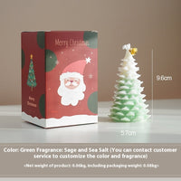 HKM-093779 Handmade Christmas Aromatherapy Candle - Various Fragrances with Paraffin and Soy Wax