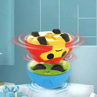 HKM-093907 3-in-1 Spinning Top Bracelet Toy with Mini Pull Back Car for Kids Ages 2-4