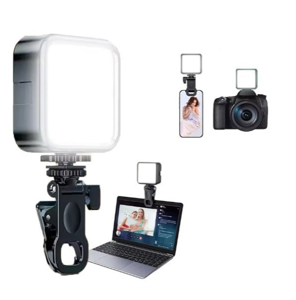 HKM-093907 LED Clip-On Fill Light for Enhancing Video Calls and Live Streaming