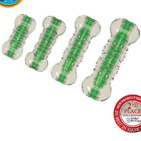 HKM-094291 Crunchy Bone Chew Toy for Dogs - Bite-Resistant, Non-Toxic Design with Real Wood Scent and Edible Sawdust