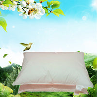 HKM-094611 Down Filling White Goose Feather Pillow in Pure Cotton Cover - Rectangle, 48x74cm