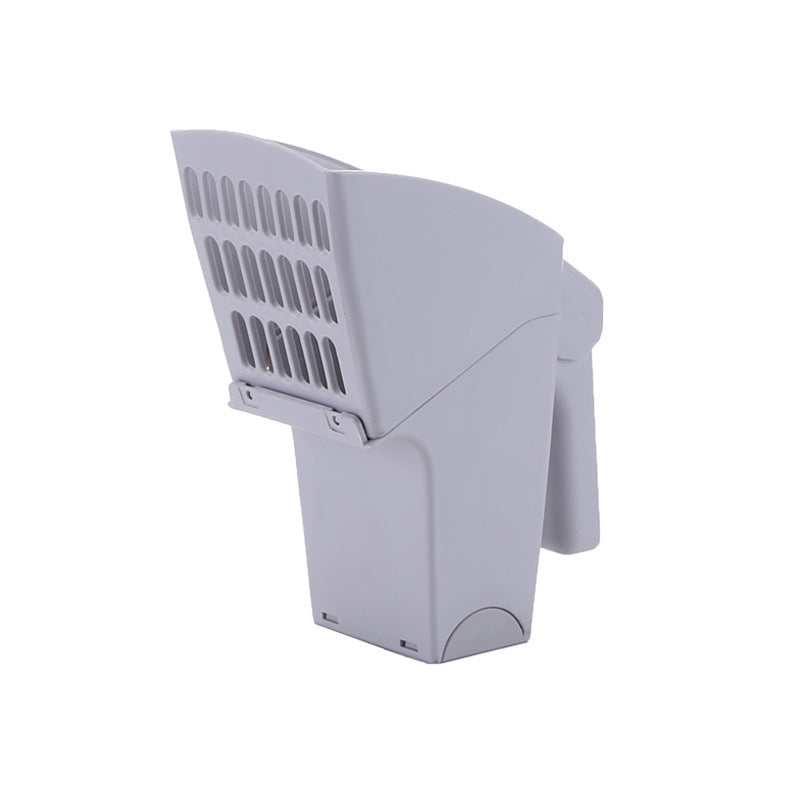 HKM-094675 Cat Litter Shovel with Trash Can for Easy Waste Disposal and Cleanup
