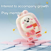 HKM-094803 3D Cartoon Animal Puzzle Toy – Cute Dinosaur & Bunny Huarong Road Game for Kids Ages 2 and Up