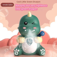 HKM-095059 Cute Dinosaur Electric Bubble Machine for Kids – Outdoor Soap Water Toy for Summer Fun