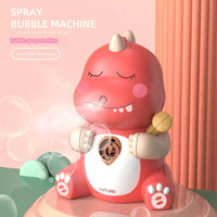 HKM-095059 Cute Dinosaur Electric Bubble Machine for Kids – Outdoor Soap Water Toy for Summer Fun