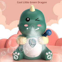 HKM-095059 Cute Dinosaur Electric Bubble Machine for Kids – Outdoor Soap Water Toy for Summer Fun