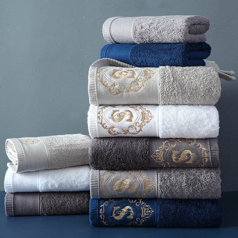 HKM-095379 Luxurious Cotton Bath Towel - Soft, Absorbent, and Elegant (80cm x 160cm)