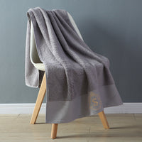 HKM-095379 Luxurious Cotton Bath Towel - Soft, Absorbent, and Elegant (80cm x 160cm)