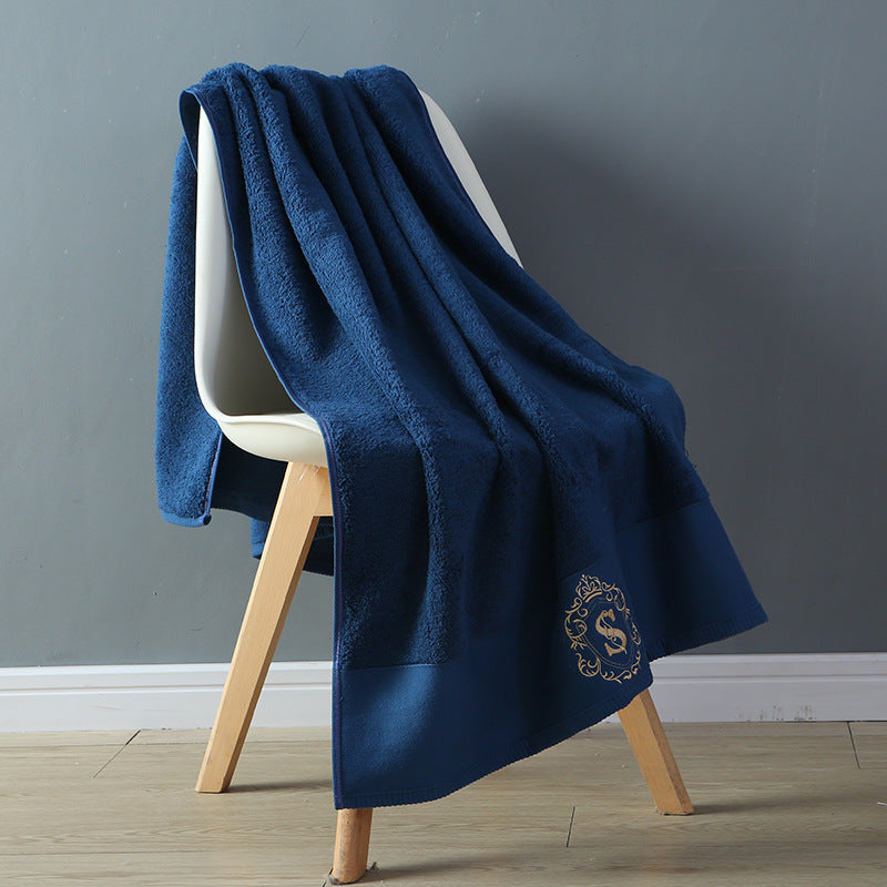 HKM-095379 Luxurious Cotton Bath Towel - Soft, Absorbent, and Elegant (80cm x 160cm)