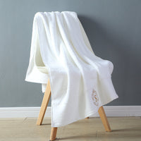 HKM-095379 Luxurious Cotton Bath Towel - Soft, Absorbent, and Elegant (80cm x 160cm)