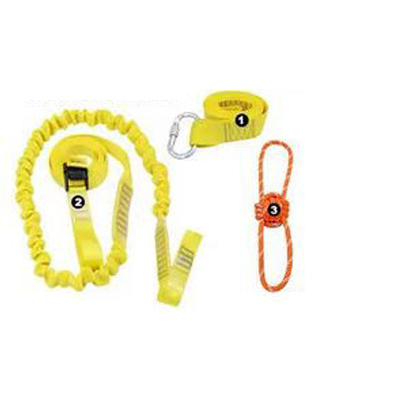 HKM-095443 Pet Training Belt Set - Durable Polyester Dog Training Rope Toy in Black