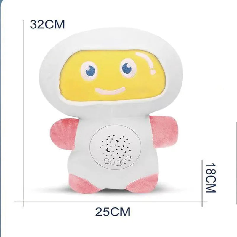 HKM-095635 USB Charging Plush Music Doll with Projection Light – Soft Comfort Toy for Kids, 31-50cm