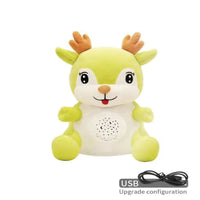 HKM-095635 USB Charging Plush Music Doll with Projection Light – Soft Comfort Toy for Kids, 31-50cm