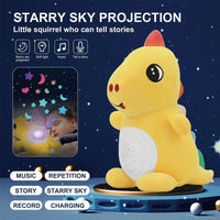 HKM-095635 USB Charging Plush Music Doll with Projection Light – Soft Comfort Toy for Kids, 31-50cm