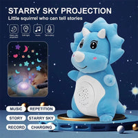 HKM-095635 USB Charging Plush Music Doll with Projection Light – Soft Comfort Toy for Kids, 31-50cm