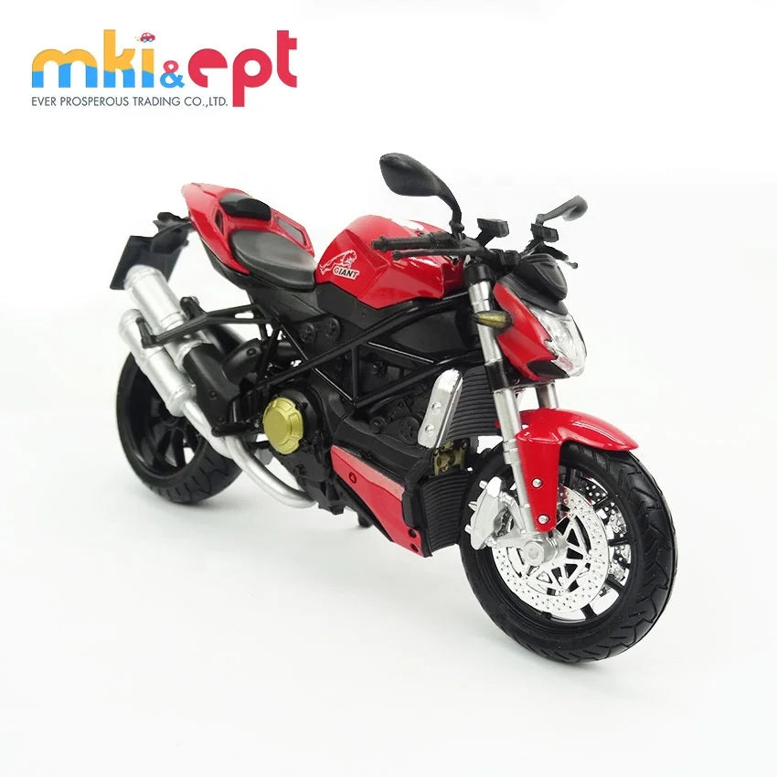 HKM-095763 1:12 Scale Diecast Motorcycle Model Toy for Kids - EPT Collection