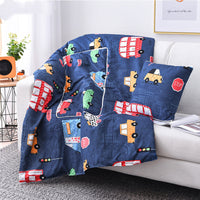 HKM-095763 Multifunctional Aloe Cotton Air-Conditioning Quilt Pillow for Home, Office, Sofa, and Car