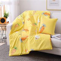 HKM-095763 Multifunctional Aloe Cotton Air-Conditioning Quilt Pillow for Home, Office, Sofa, and Car