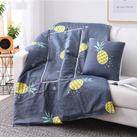 HKM-095763 Multifunctional Aloe Cotton Air-Conditioning Quilt Pillow for Home, Office, Sofa, and Car