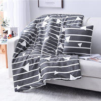 HKM-095763 Multifunctional Aloe Cotton Air-Conditioning Quilt Pillow for Home, Office, Sofa, and Car
