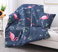 HKM-095763 Multifunctional Aloe Cotton Air-Conditioning Quilt Pillow for Home, Office, Sofa, and Car