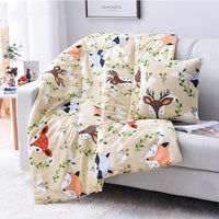 HKM-095763 Multifunctional Aloe Cotton Air-Conditioning Quilt Pillow for Home, Office, Sofa, and Car