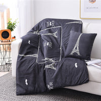 HKM-095763 Multifunctional Aloe Cotton Air-Conditioning Quilt Pillow for Home, Office, Sofa, and Car
