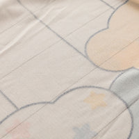 HKM-095955 Printed Polyester Bed Sheet with Cute Animal and Geometric Designs