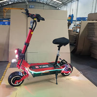 HKM-096147 Powerful 5000W Dual Motor Electric Scooter, 80km/h Max Speed, 60V Battery, 11-inch Tires, Foldable Design