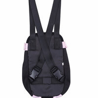 HKM-096467 Portable Chest and Shoulder Pet Carrier Bag - Breathable Travel Design with Adjustable Straps and Internal Leash Attachment
