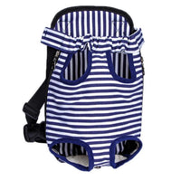HKM-096467 Portable Chest and Shoulder Pet Carrier Bag - Breathable Travel Design with Adjustable Straps and Internal Leash Attachment