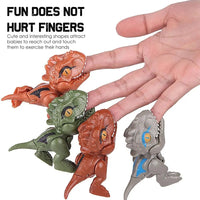 HKM-096595 Finger Biting Dinosaur Toy - Interactive ABS Tyrannosaurus Rex for Ages 5 and Up