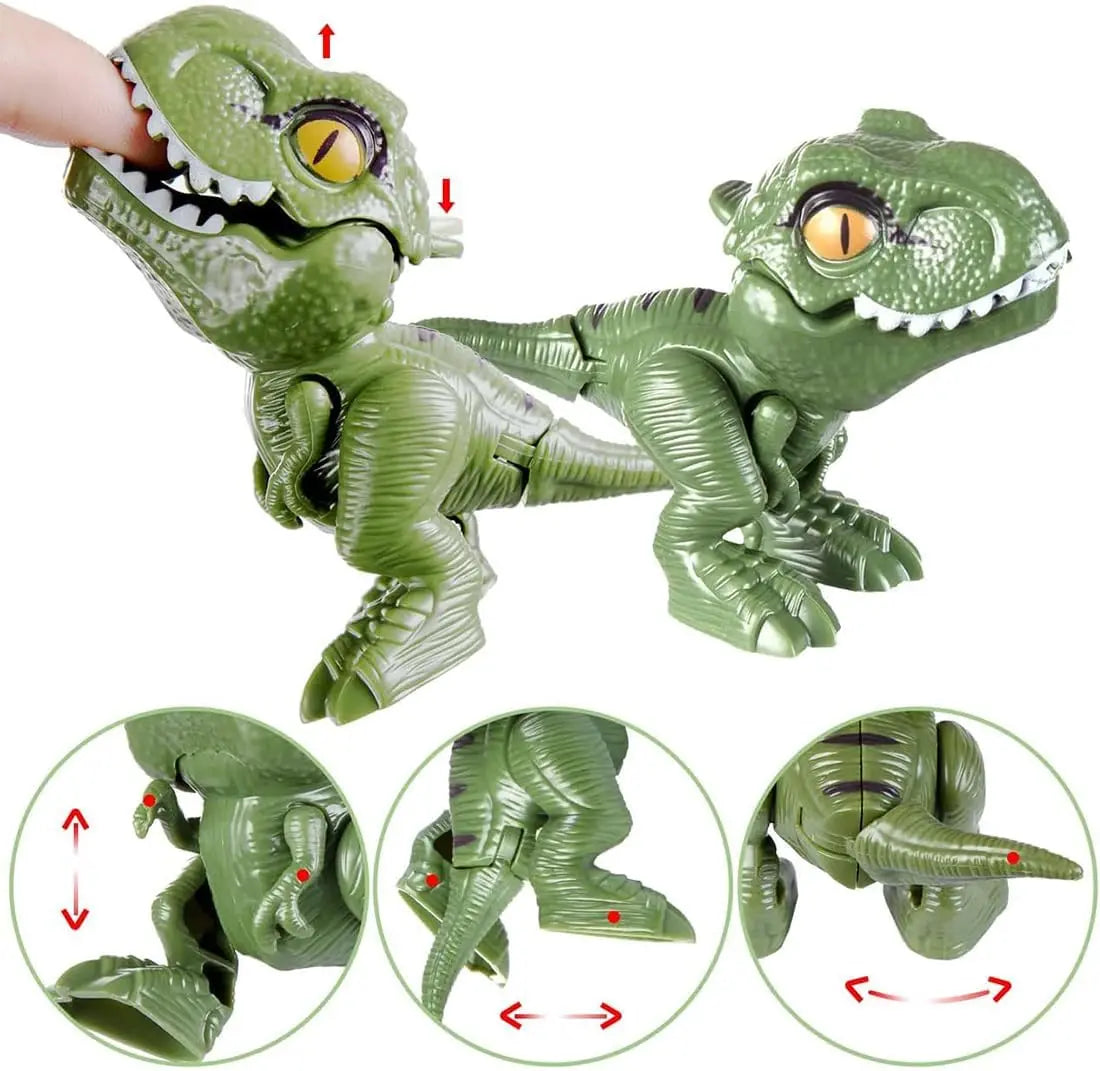 HKM-096595 Finger Biting Dinosaur Toy - Interactive ABS Tyrannosaurus Rex for Ages 5 and Up