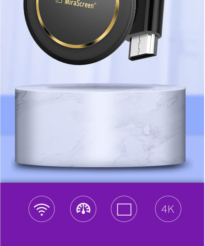 KTX-096659 Wireless Screen Device 5G with HDMI Output, Supports Multiple Memory Cards, Android and iOS Compatible