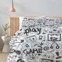 HKM-096787 3D Game Controller Digital Printing Bedding Set - Polyester Duvet Cover with Pillowcases