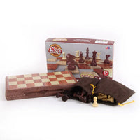 HKM-096915 Folding Magnetic Chess Set with Wooden Board for Kids and Adults - EPT498401