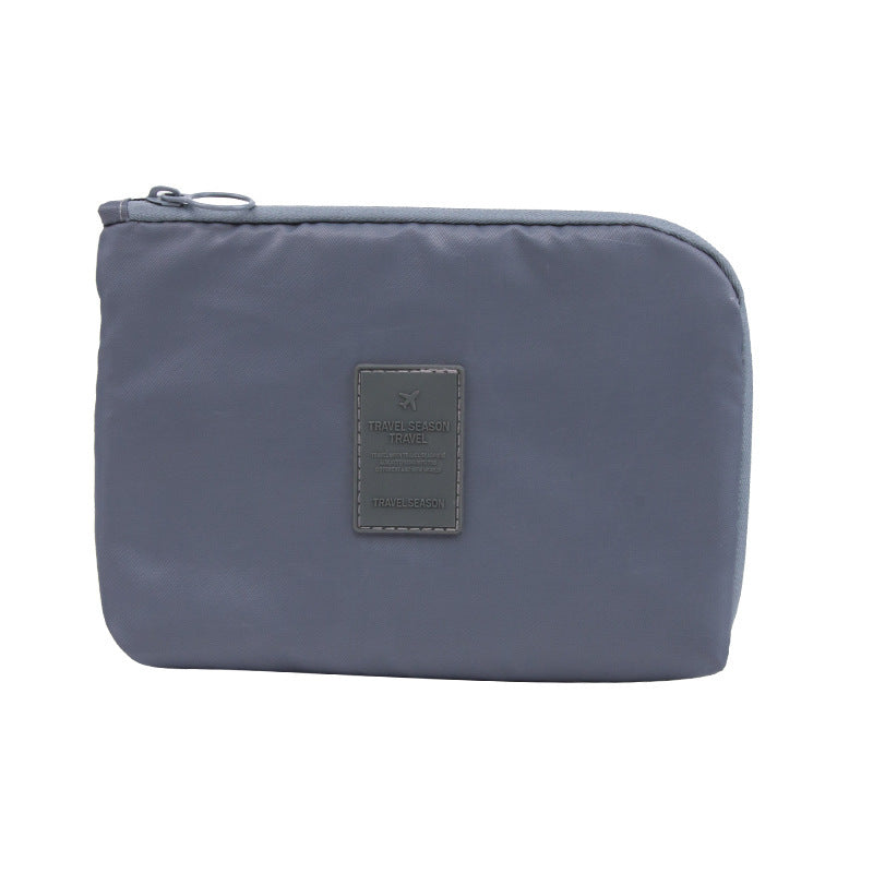 HKM-096979 Travel Season Digital Package - Large Size 14*22cm with Elastic Band, Small Size 12*16cm, Polyester Square Grid Material