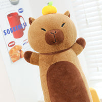 HKM-097107 Capybara Plush Toy Pillow Cushion – Soft PP Cotton Filling in Various Sizes (55cm to 130cm)