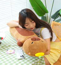 HKM-097107 Capybara Plush Toy Pillow Cushion – Soft PP Cotton Filling in Various Sizes (55cm to 130cm)