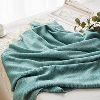HKM-097107 Geometric Woven Jacquard Fringe Blanket - Wool and Cashmere Blend, Multiple Colors Available, 130x170cm