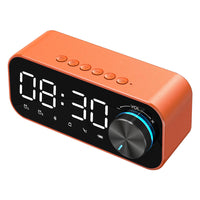 HKM-097171 Bluetooth Alarm Clock with Wireless Speaker and LED Display - Multi-Color Options Available