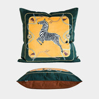 HKM-097171 Light Luxury Retro Velvet Cushion Cover in Various Patterns