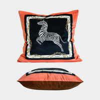 HKM-097171 Light Luxury Retro Velvet Cushion Cover in Various Patterns