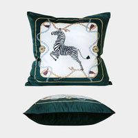 HKM-097171 Light Luxury Retro Velvet Cushion Cover in Various Patterns