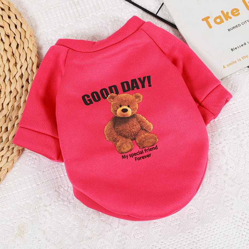 HKM-097363 Cozy Fleece Dog Sweater in Multiple Sizes - Comfortable Pet Clothing