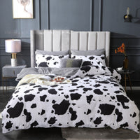 HKM-097427 Geometric Floral Quilt Cover and Pillowcase Set - Multiple Sizes Available