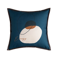 HKM-097491 Geometric Abstract Blended Fabric Throw Pillowcase - 43x43cm in Various Colors